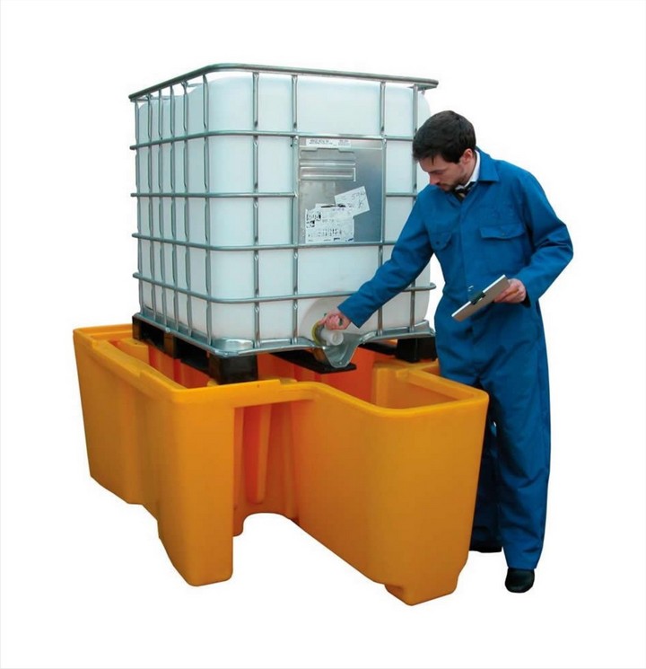 IBC Spill Pallet BBC1D + Integeral dispenser